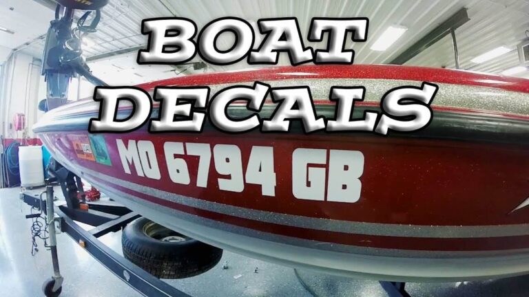how to remove boat decals