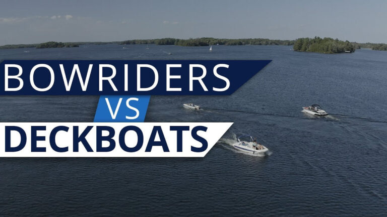 Deck Boat vs. Bowrider